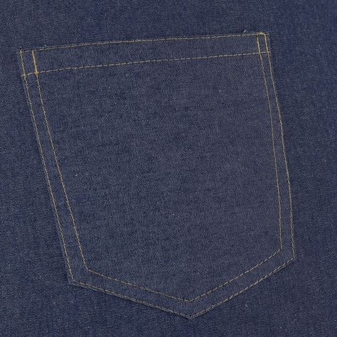 Pouf Pera Jeans 100x80x80 cm Máxima Design-1