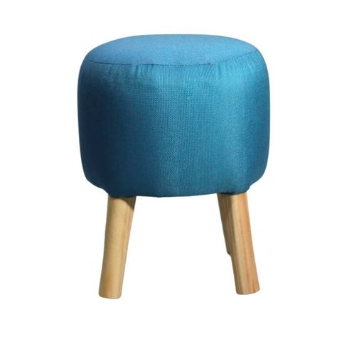 Pouf Bird Turquesa Omega 35x35x45 cm Máxima Design-0