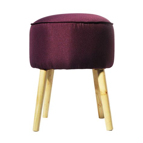 Pouf Francisca Morado 50x40x40 cm Máxima Design-0