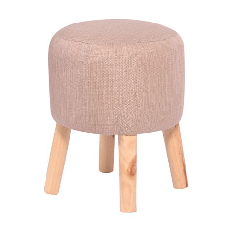 Pouf Bird Beige Omega 35x35x45 cm Máxima Design-1