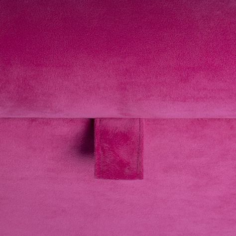 Banqueta con Baúl Leyzy Fucsia Felpa 40X55X105 cm Máxima Design-4