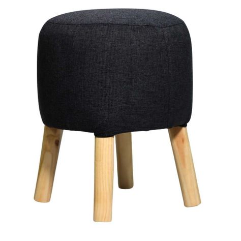 Pouf Bird Grafito Omega 35x35x45 cm Máxima Design-0