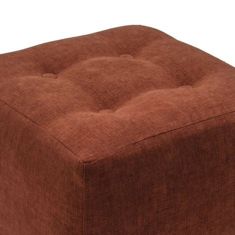 Pouf Alemania Chocolate Altea 42x42x43 cm Máxima Design-3