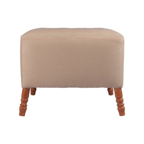 Pouf Alejandro Diseño Beige Cordillera 54x54x44 cm Máxima Design-0