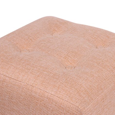 Pouf Alemania Beige Omega 42x42x43 cm Máxima Design-2