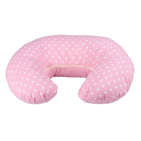 Cojín Lactancia Estrella Rosado Textil 50x40x20 cm-0