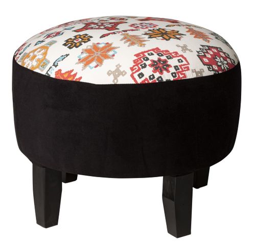 Pouf Jack Maya Estampado 48x48x40 cm Máxima Design-0