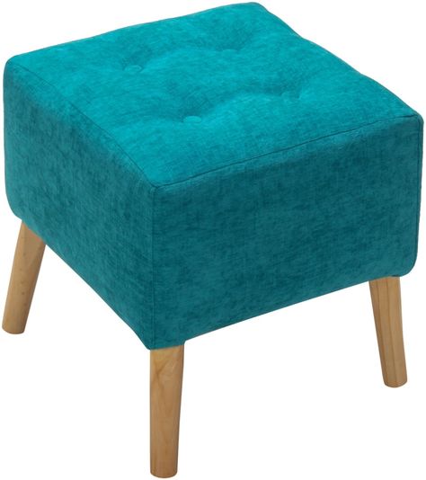 Pouf Alemania Turquesa Altea 42x42x43 cm Máxima Design-2