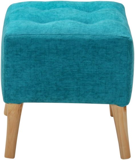 Pouf Alemania Turquesa Altea 42x42x43 cm Máxima Design-1