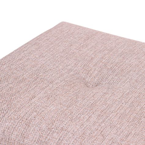 Pouf Baúl Emilia  Gris-Beige Omega 45x45x46 cm Máxima Design-3