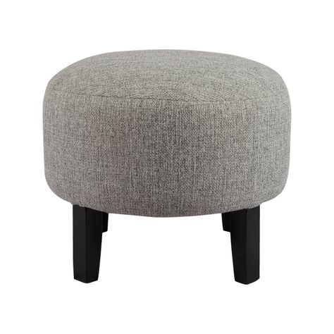 Pouf Jack Gris Claro Omega 48x48x40 cm Máxima Design-0