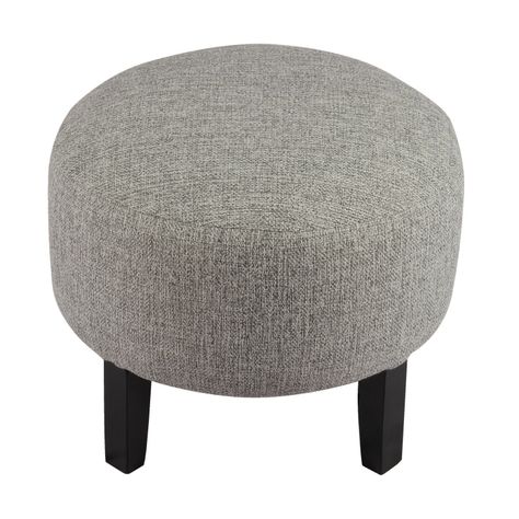 Pouf Jack Gris Claro Omega 48x48x40 cm Máxima Design-1