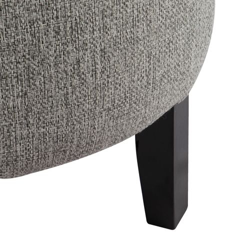 Pouf Jack Gris Claro Omega 48x48x40 cm Máxima Design-3