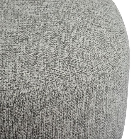 Pouf Jack Gris Claro Omega 48x48x40 cm Máxima Design-4