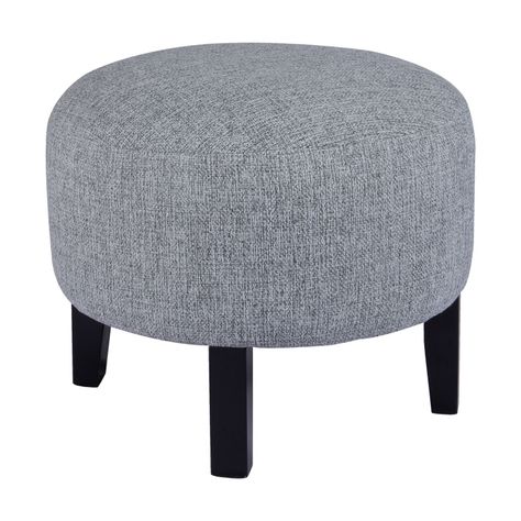 Pouf Jack Gris Claro Omega 48x48x40 cm Máxima Design-2