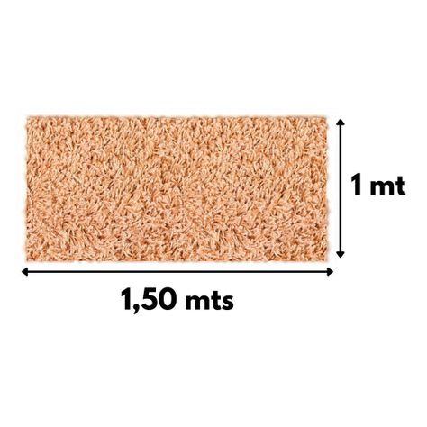 Alfombra Beige Fluff 100x150 cm -3