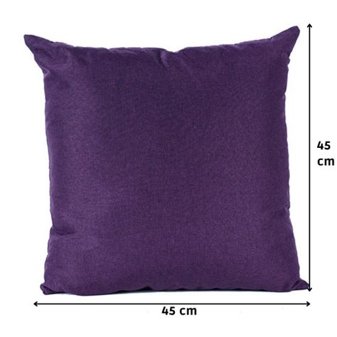 Cojín Geranios Morado Curitiba 45x45 cm-2