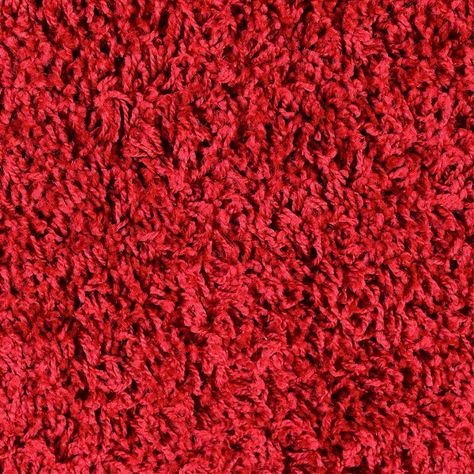 Alfombra Fluff Rojo 100x150 Cm-1