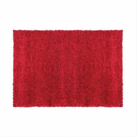 Alfombra Fluff Rojo 100x150 Cm-0