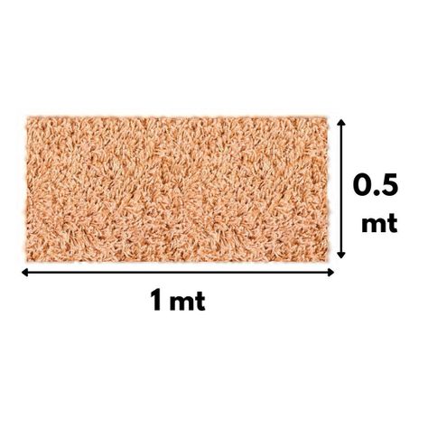 Alfombra Beige Fluff 50x100 cm-3