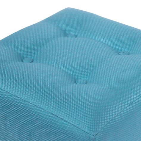 Pouf Alemania Turquesa Omega 42x42x43 cm Máxima Design-2
