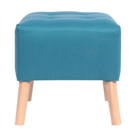 Pouf Alemania Turquesa Omega 42x42x43 cm Máxima Design-1