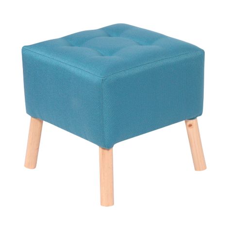 Pouf Alemania Turquesa Omega 42x42x43 cm Máxima Design-0