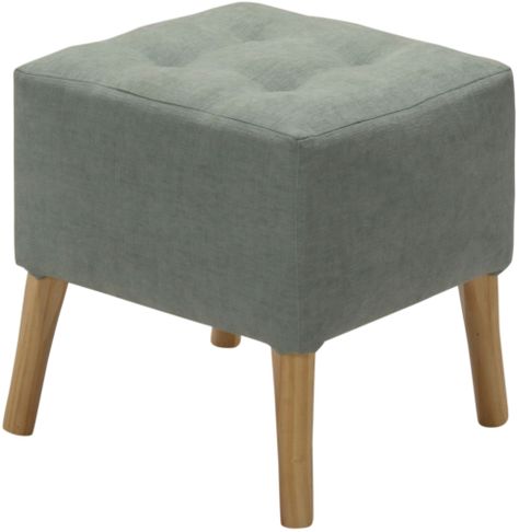 Pouf Alemania Verde Agua Altea 42x42x43 cm Máxima Design-1