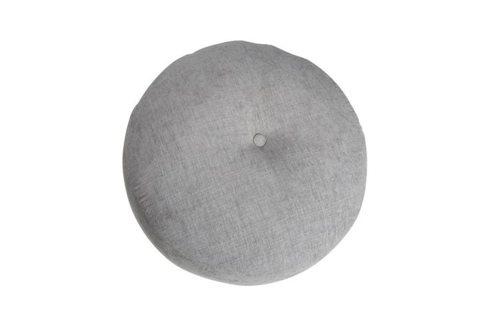 Pouf Jack Gris Claro Con Capitoné 48x48x40 cm de Máxima Design -2
