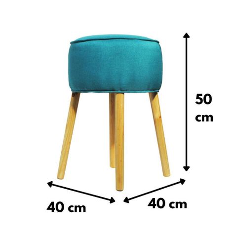 Pouf Francisca Calipso 50x40x40 cm Máxima Design-2