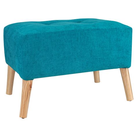 Pouf Petrum Turquesa Altea 62x42x42 cm Máxima -1