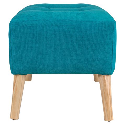 Pouf Petrum Turquesa Altea 62x42x42 cm Máxima -3