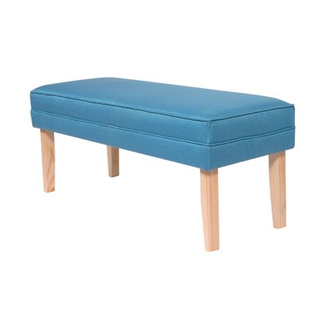Banqueta Style Turquesa Omega 100x40x40 cm Máxima Design-1