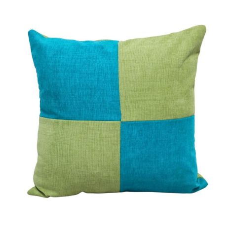 Cojín Gabriela Turquesa Verde Claro Altea 50x50 cm-0