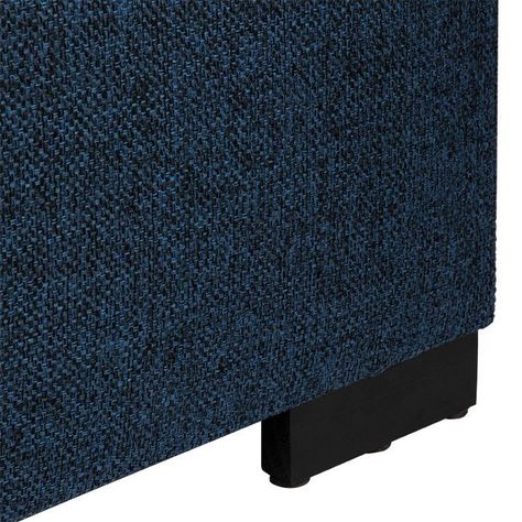 Banqueta con Baúl Leyzy Azul Omega con Baúl 40X55X105 cm -4