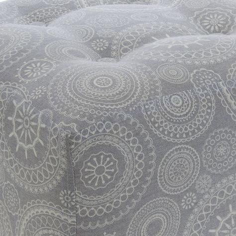 Pouf Alemania Mándala 42x42x43 Cm Máxima Design-5