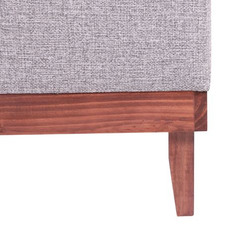 Pouf Emilia con Baúl Gris Claro Omega 45x45x46 Cm Máxima Design-5