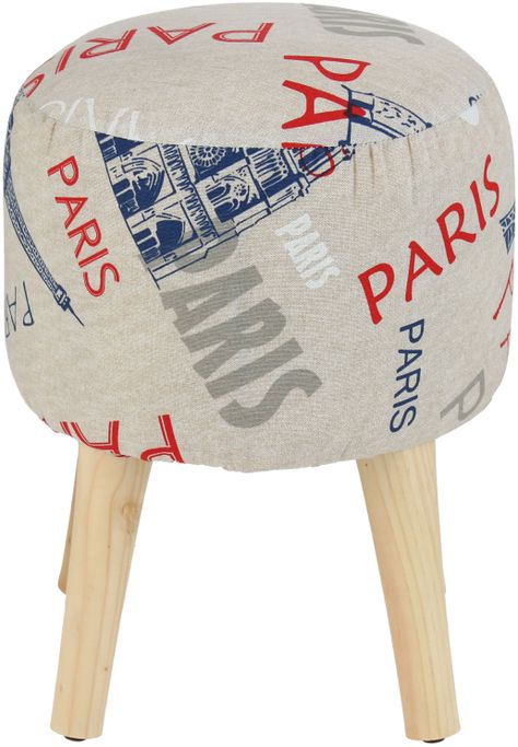 Pouf Bird Paris 35x35x45 cm Máxima Design-0