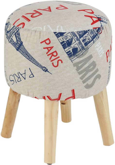 Pouf Bird Paris 35x35x45 cm Máxima Design-1