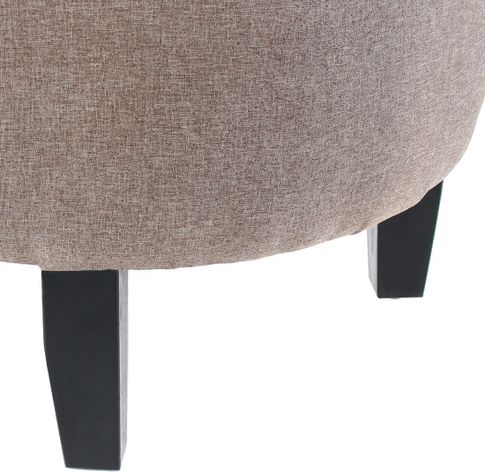 Pouf Jack Beige 48x48x40 cm de Máxima Design -4