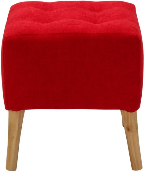Pouf Alemania Rojo Amalfi 42x42x43 cm Máxima Design-0