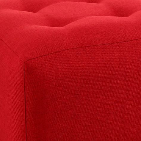 Pouf Alemania Rojo Amalfi 42x42x43 cm Máxima Design-4