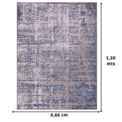 Alfombra Classic Bahamas Crema Azul 066 x 120 cm-2