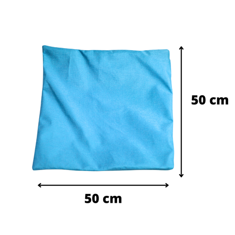 Funda Cojin Turquesa Omega 50x50-2