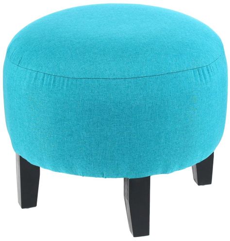 Pouf Jack Turquesa 48x48x40 cm de Máxima Design -1