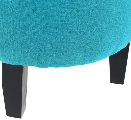 Pouf Jack Turquesa 48x48x40 cm de Máxima Design -3