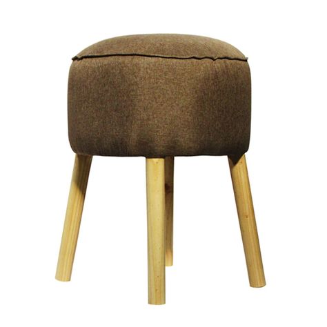 Pouf Francisca Café 50x40x40 cm Máxima Design-1