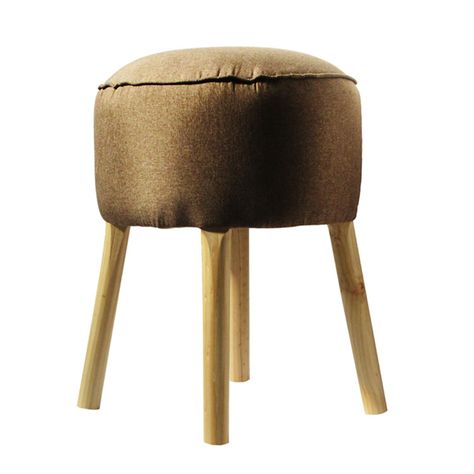 Pouf Francisca Café 50x40x40 cm Máxima Design-2