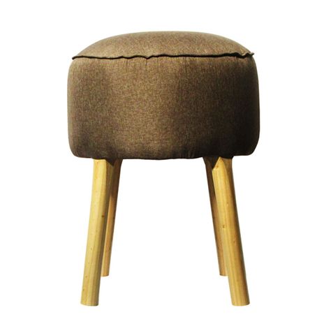 Pouf Francisca Café 50x40x40 cm Máxima Design-0