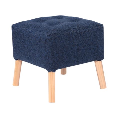 Pouf Alemania Azul Omega 42x42x43 cm Máxima Design-1
